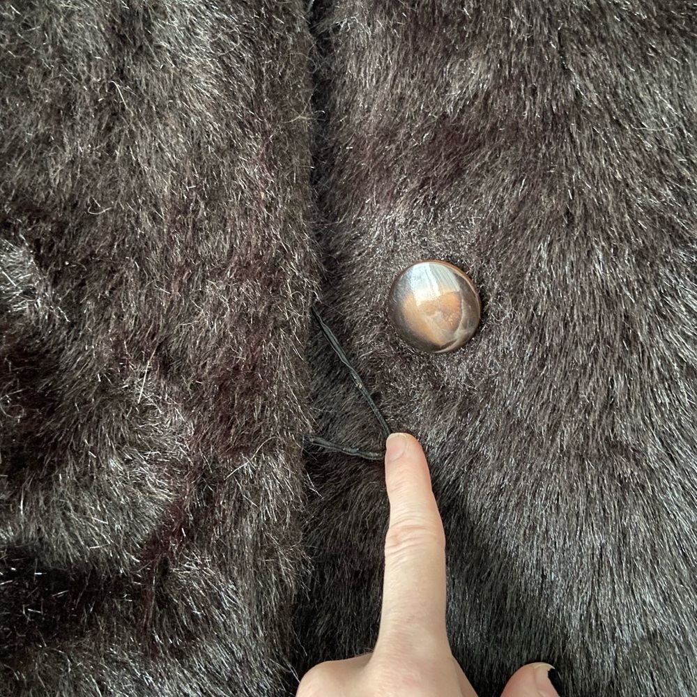 Vintage Faux Fur Coat - Picture 9 of 12